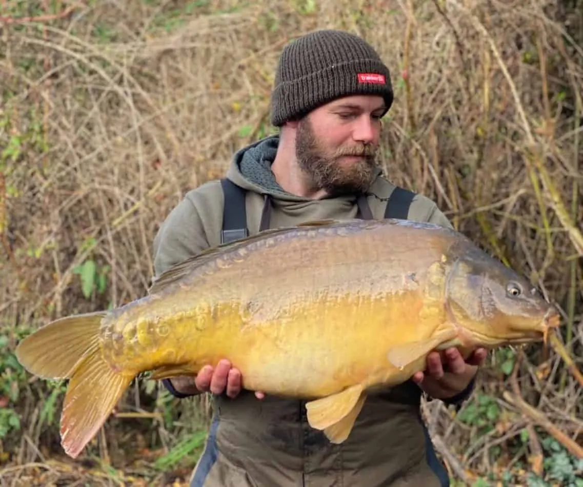 where should you fish for carp in winter