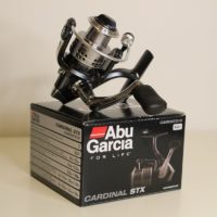 an image of an abu garcia spinning reel made in China