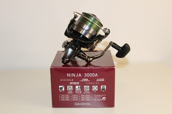 an image of a daiwa ninja 3000A spinning reel