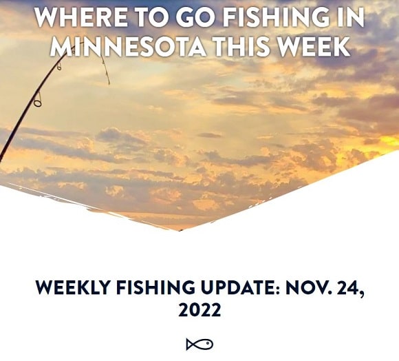 a screenshot of the fishing update by Explore Minnesota