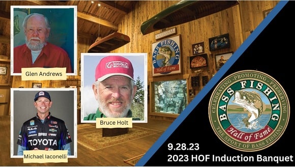 inductees of the bass fishing hall of fame