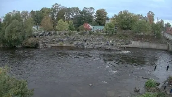 a screenshot of the popular Salmon River in New York