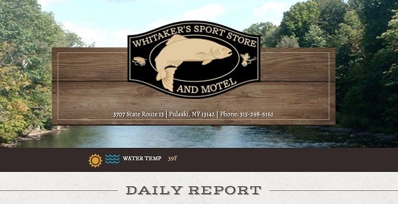 a screenshot of the whitaker's sport store website